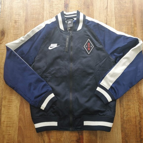 nike nsw woven moto jacket